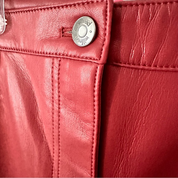 Sz 16 Aritzia WILFRED Melina Vegan Leather Pants, EUC - Picture 2 of 6